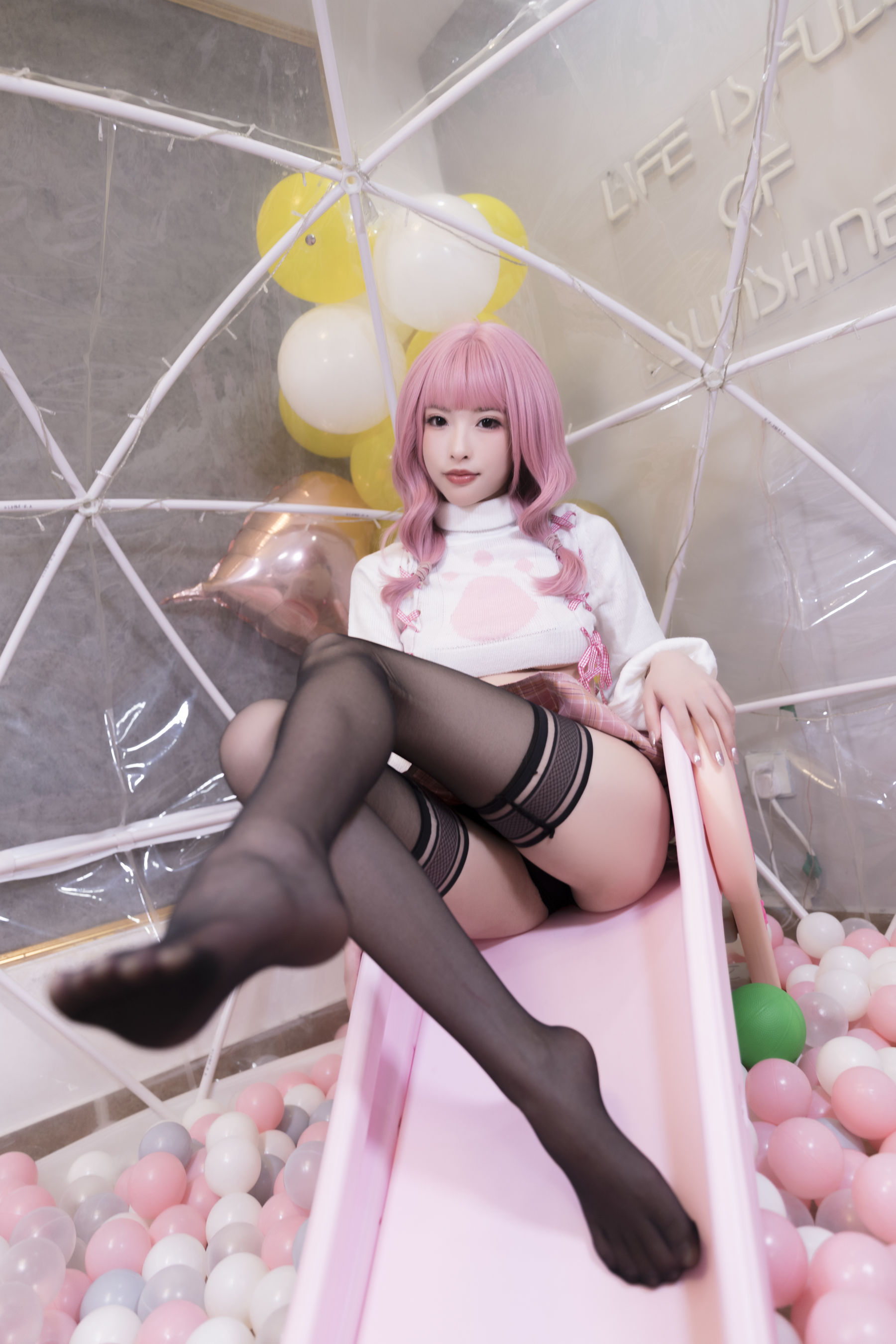[COS写真]尤物清水由乃–粉色南半球插图6